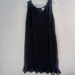 Elegant Black Sleeveless Midi Dress